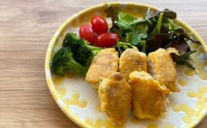 【レシピ】豚肉と木綿豆腐のピカタ