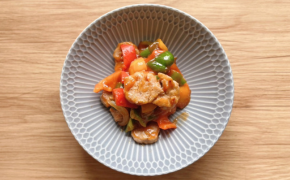 【レシピ】豚ヒレ肉の揚げない酢豚
