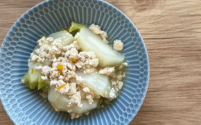 【レシピ】かぶのそぼろあんかけ